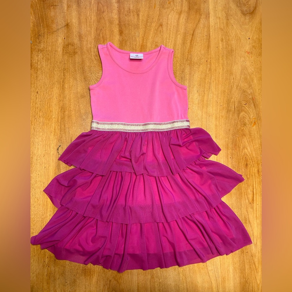 Toddler layered ruffle dress